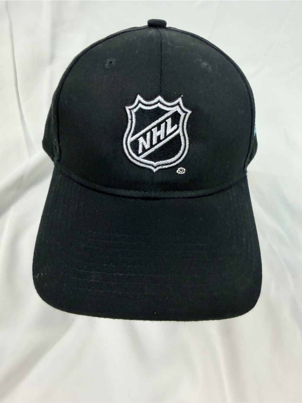Port Authority Black NHL Logo Baseball Cap NEW
